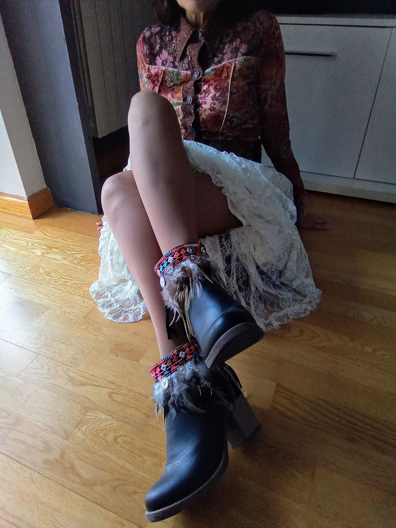 Boho-style ankle boots – photo 9